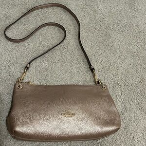 COACH, Rosegold Crossbody Handbag